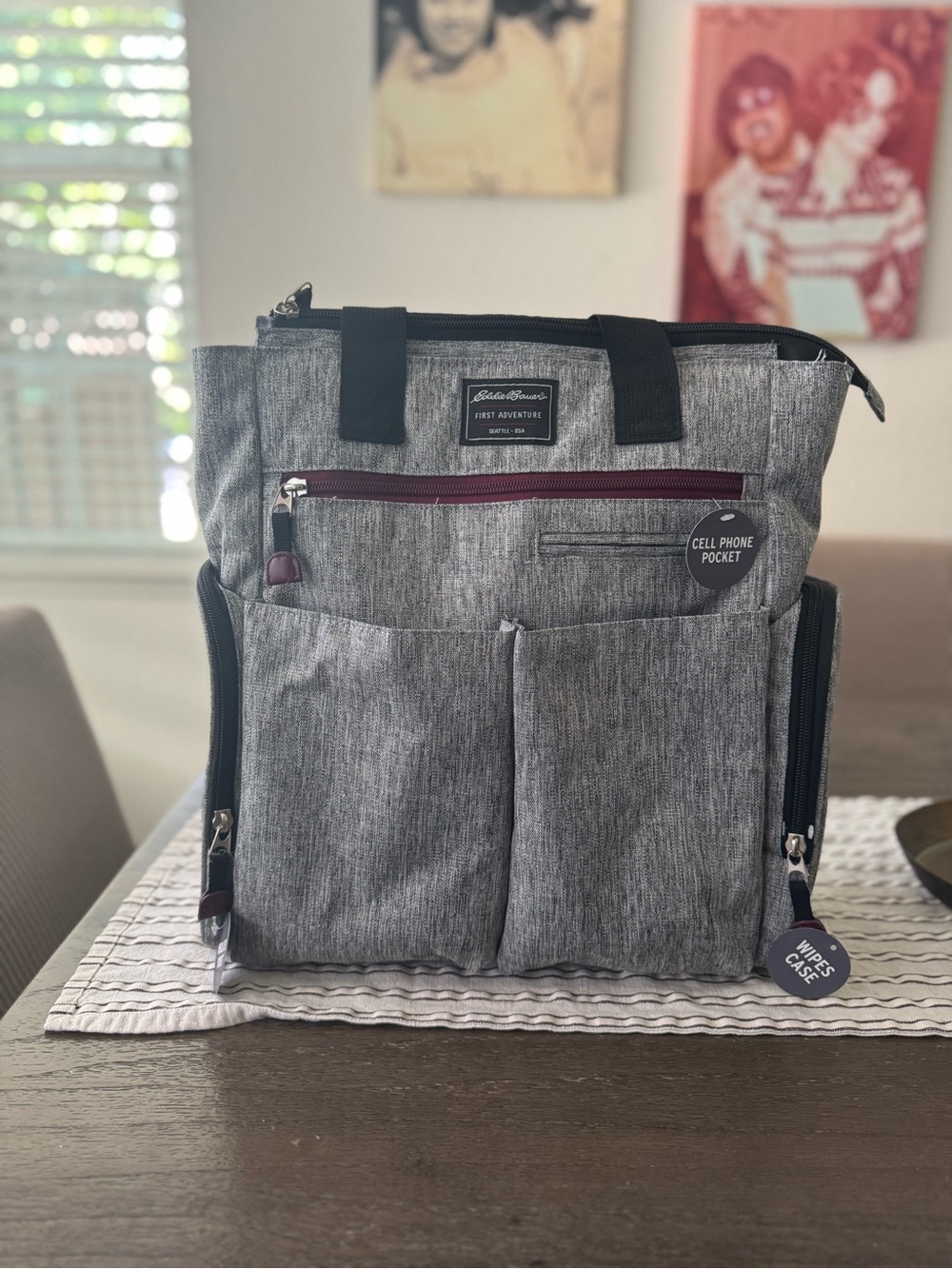 EDDIE BAUER DIAPER BAD TOTE